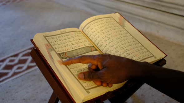 Muslim Man Quran