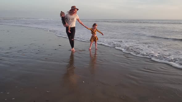 Holding Hands at the Beach