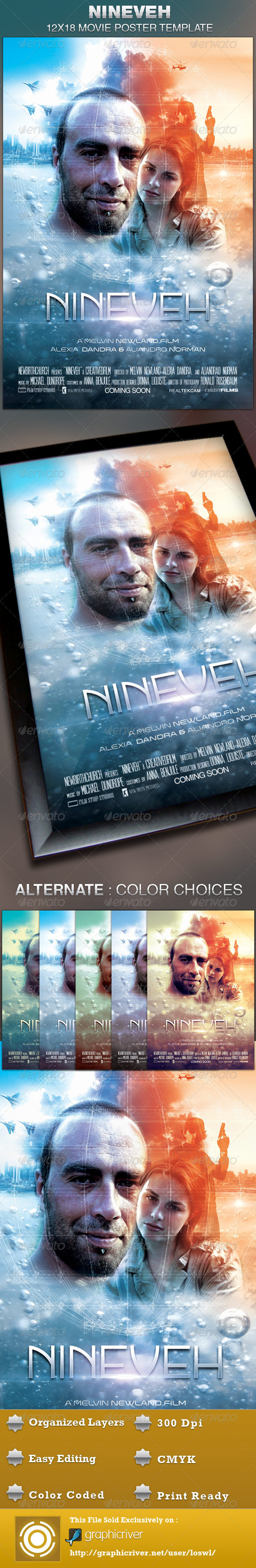 Nineveh Movie Poster Template