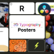 Typography Posters 3D for DaVinci Resolve - VideoHive Item for Sale