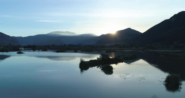 Moving Forward to Sunrise Lake in Summer