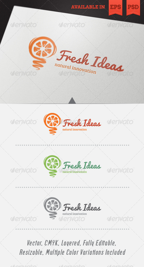 Fresh Ideas Logo Template