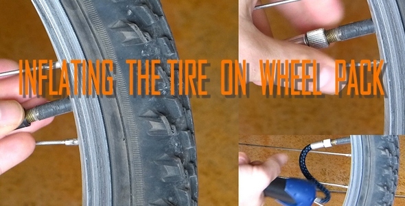 Inflating the Tire on Wheel