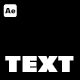 Text Animation - VideoHive Item for Sale