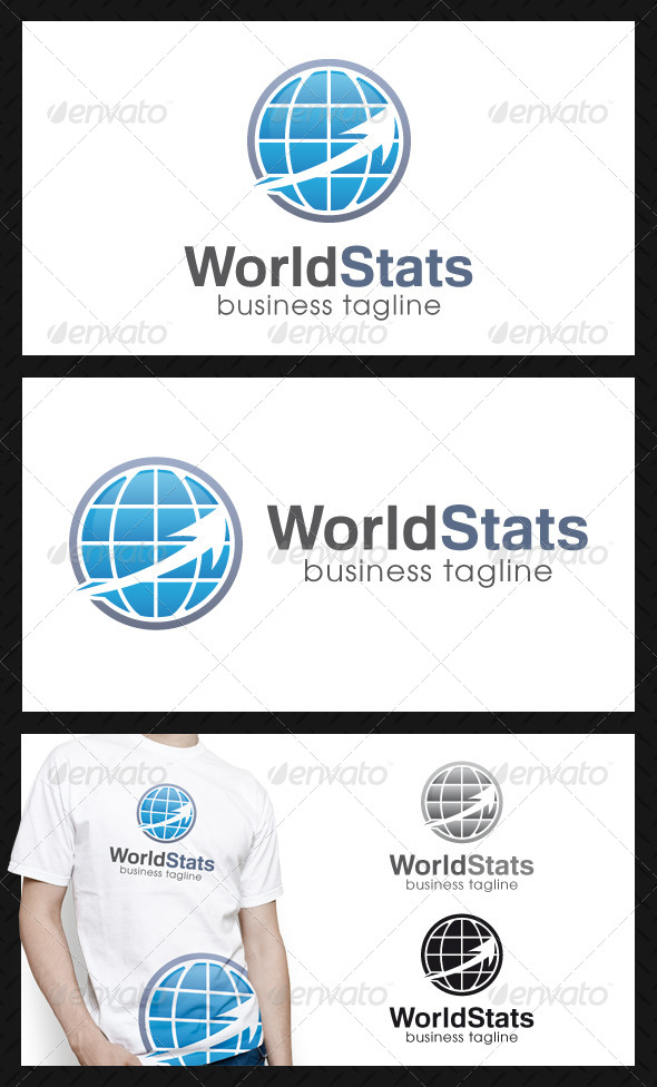 World Stats Logo Template