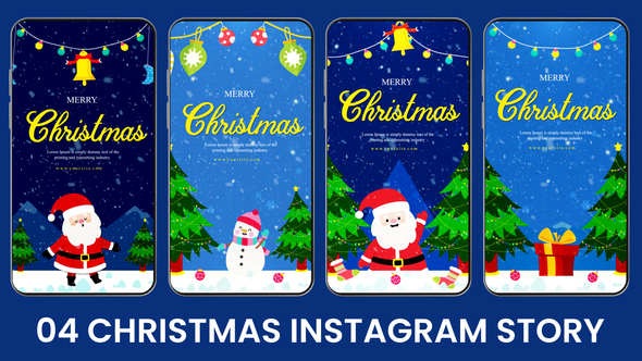 Merry Christmas Christmas Instagram Story Design