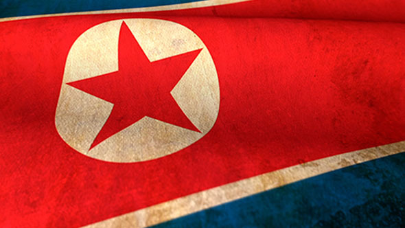 North Korea Flag Loop alt