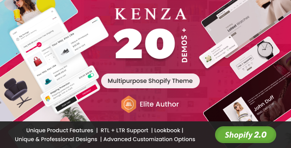 Kenza – Sectioned Multipurpose Shopify Theme