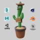 Mexican Dancing Cactus Toy - Rigged and Animated 3D Model - 3DOcean Item for Sale