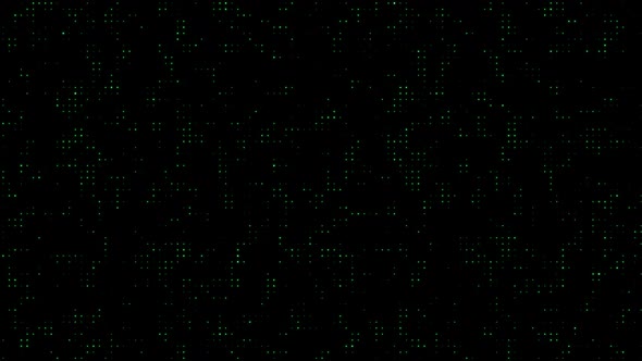 Shining Green Dots Background