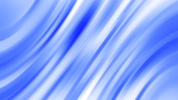Abstract Blue Curve Smoothly Wavy Background Animation