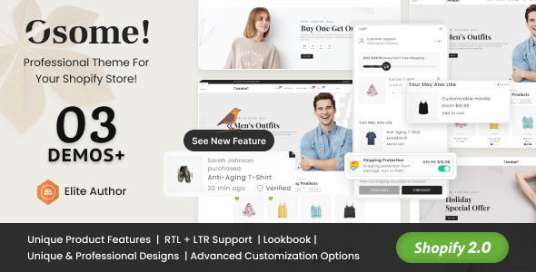 Osome - Fashion Stylish Multipurpose Shopify Theme