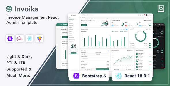 Invoika - React Invoice Management Admin Template