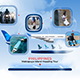 Christmas Plane Vacation Travel Opener - VideoHive Item for Sale