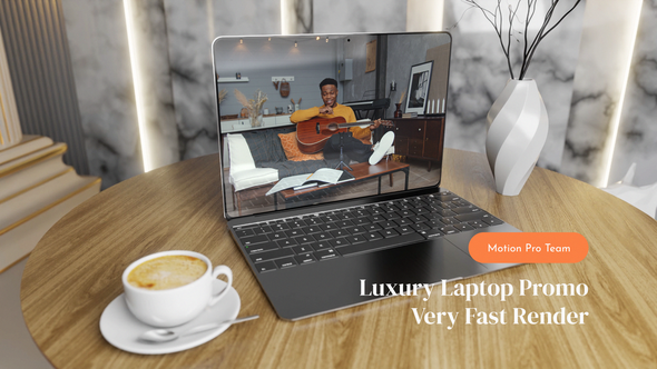 Luxury Laptop Mockup Promo alt