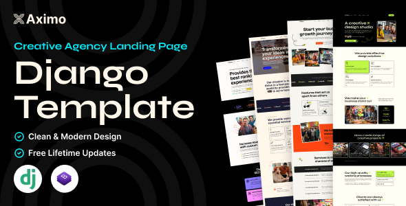 Aximo - Django 5 - Creative Agency Template