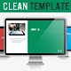 Clean Template - GraphicRiver Item for Sale