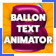 Balloon Text Animator - VideoHive Item for Sale