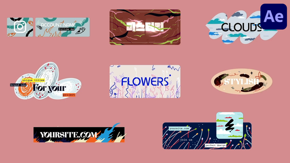 Parallax Art Titles for After Effects alt