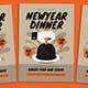 New Year Dinner Flyer - GraphicRiver Item for Sale
