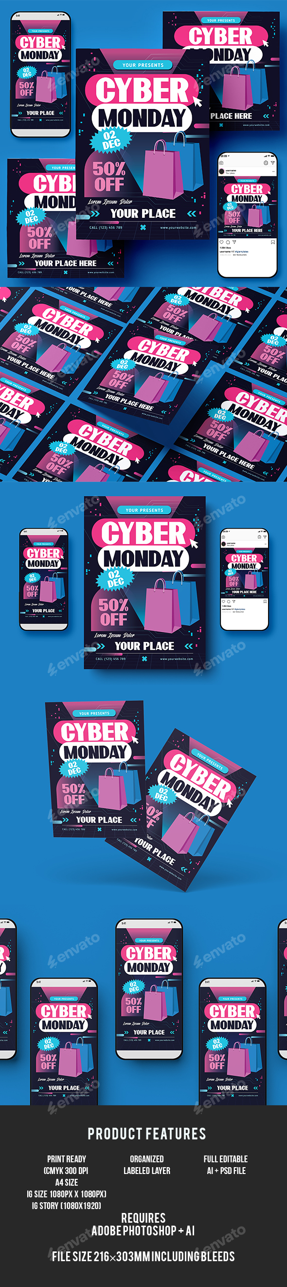 Cyber Monday Flyer