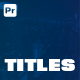 Animated Titles for Premiere Pro - VideoHive Item for Sale