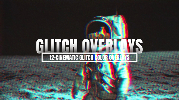Cinematic Glitch Color Overlays