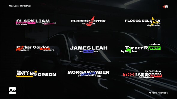 Mini Lower Thirds Pack alt