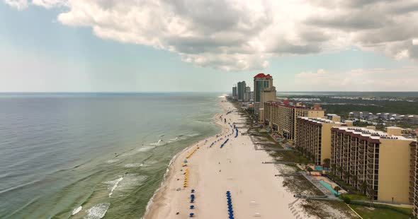 5k Aerial Video Vacation Rental Condos Gulf Shores Alabama Usa