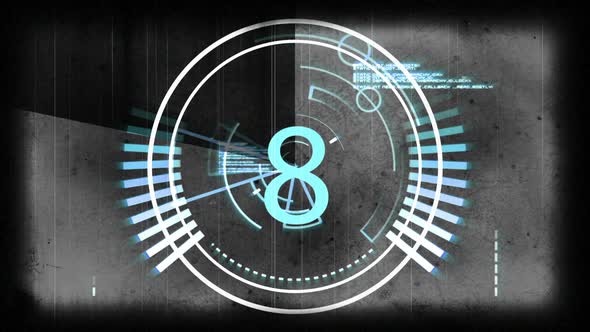 Countdown and digitally generated screen alt