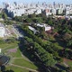 Sculpture Generic Floralis, Plaza Ruben Dario Park (Buenos Aires) aerial view - VideoHive Item for Sale