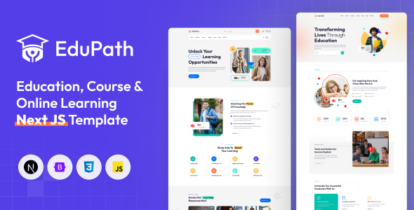 Edupath – LMS, Online Courses, Education NextJs Template – 0 Sold!