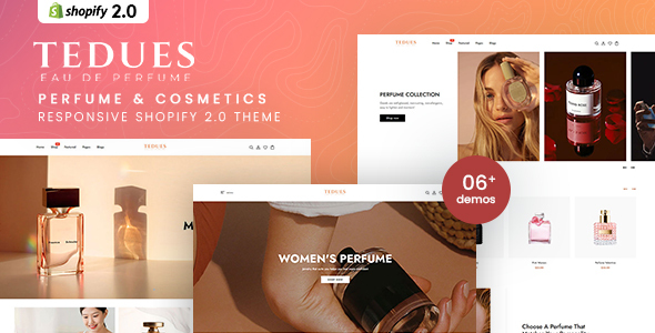 Tedues – Perfume & Cosmetics Shopify 2.0 Theme – 0 Sold!