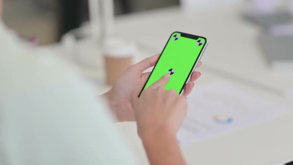 Using Smartphone with Green Chroma Key Screen