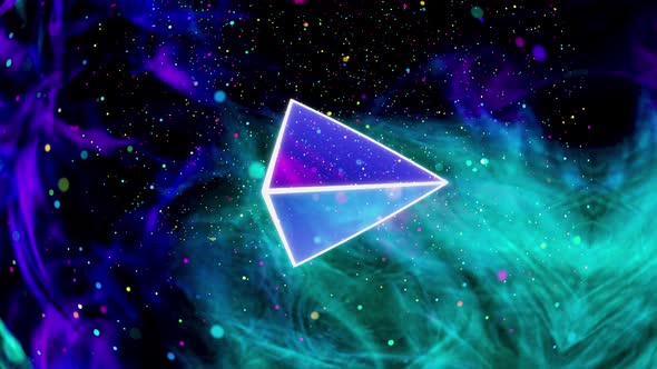 The Flight of the Pyramid in an Abstract Nebula