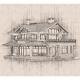 Architecture Line Drawing Photoshop - GraphicRiver Item for Sale