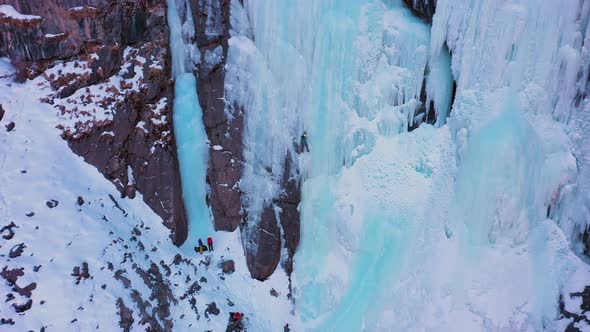 Mountaineer Man is Leading on Ice