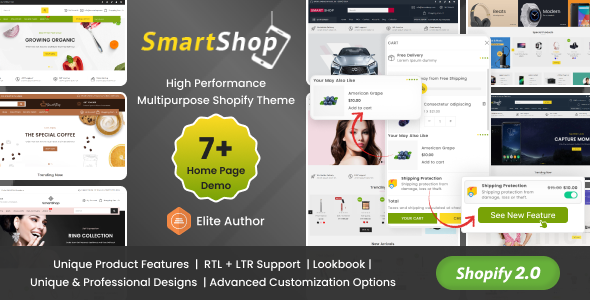 Smartshop Multipurpose Shopify OS 2.0 Theme