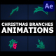 Christmas Branches Animations | After Effects - VideoHive Item for Sale