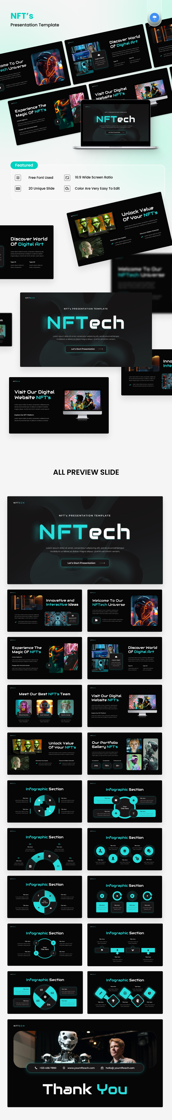 Nftech - NFT Keynote Template