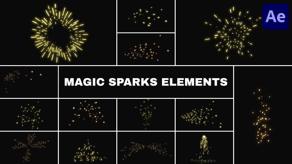 Magic Sparks Elements | After Effects alt