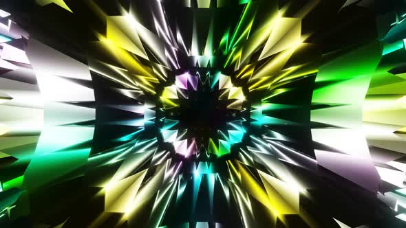 Glowing spark motion graphic.