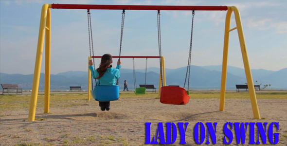 Lady On Swing