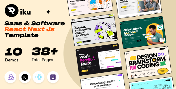 Piku - Creative Saas & Software React Next js Template