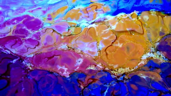 Color Explosion Abstract Art Painting