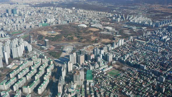 Time lapse of Seoul city in South Korea