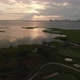 Fly-over of a Seaside Golf Course at Sunrise - VideoHive Item for Sale