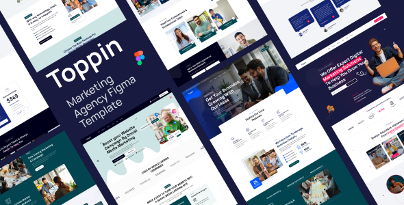 Toppin - Marketing Agency Figma Template