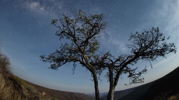 Desert Night Time Lapse