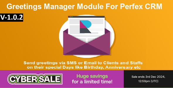 Greetings Manager Module For Perfex CRM